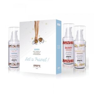 Coffret Huiles de Massage Gourmandes Let's Travel