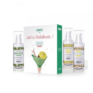 Coffret Huile de Massage Gourmande Let's Celebrate Exsens