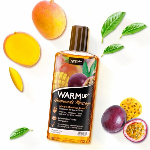 Huile de massage chauffante WARMup mangue passion 150 ml de JoyDivision