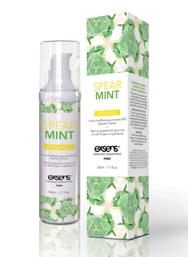 Huile de Massage Chauffante Gourmande BIO Menthe Verte