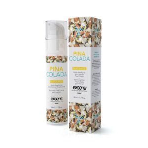 Huile de Massage Chauffante Gourmande Piña Colada par Exsens