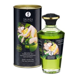 Huile Chauffante Aphrodisiaque Bio Thé Vert Exotique