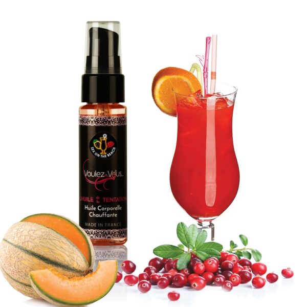 Huile de massage chauffante L'Huile de la Tentation sex on the beach 35 ml