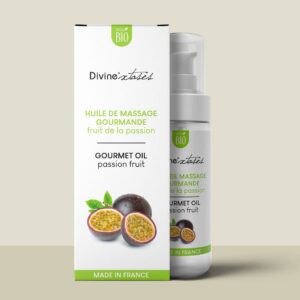 Huile de massage gourmande fruit de la passion bio 100 ml