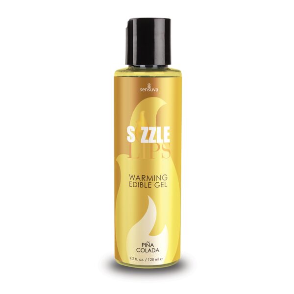 gel de Massage Chauffant & Gourmand Sizzle Lips Piña Colada 125 ml