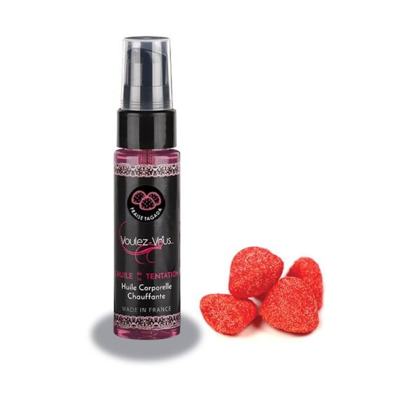 Huile de massage chauffante L'Huile de la Tentation Tagada 35 ml - Voulez-Vous